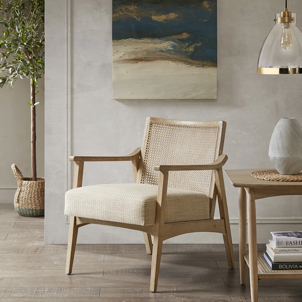 INK+IVY Kelly Light Brown Accent Chair