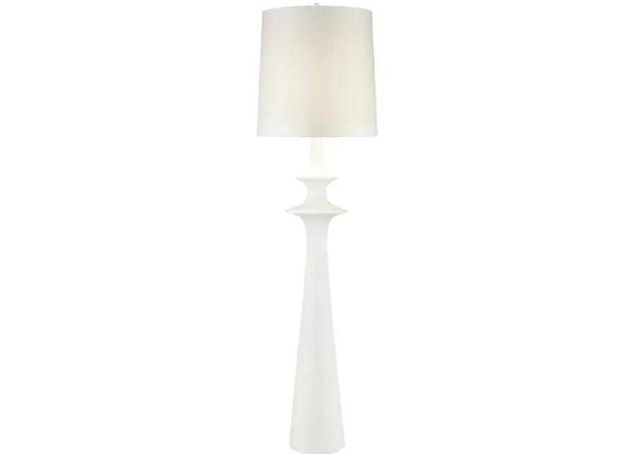 Erica 76" High 1-Light Floor Lamp - Dry White