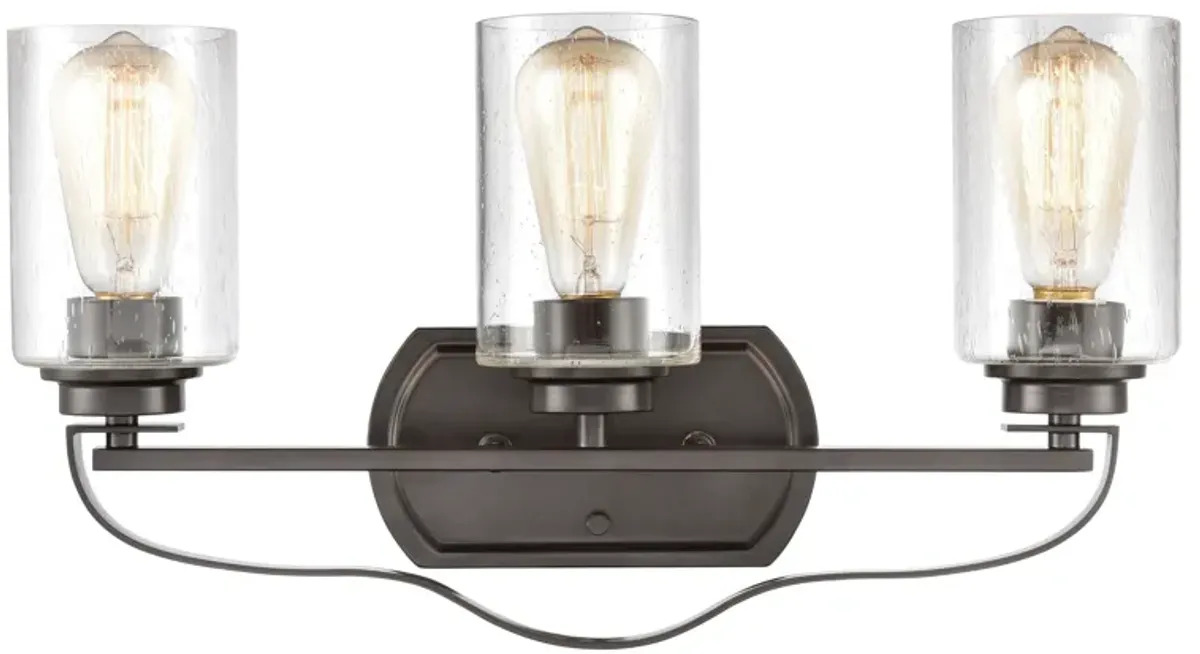 Market Square 20" Wide 3-Light Vanity Light - Oil Rubbed Bronze