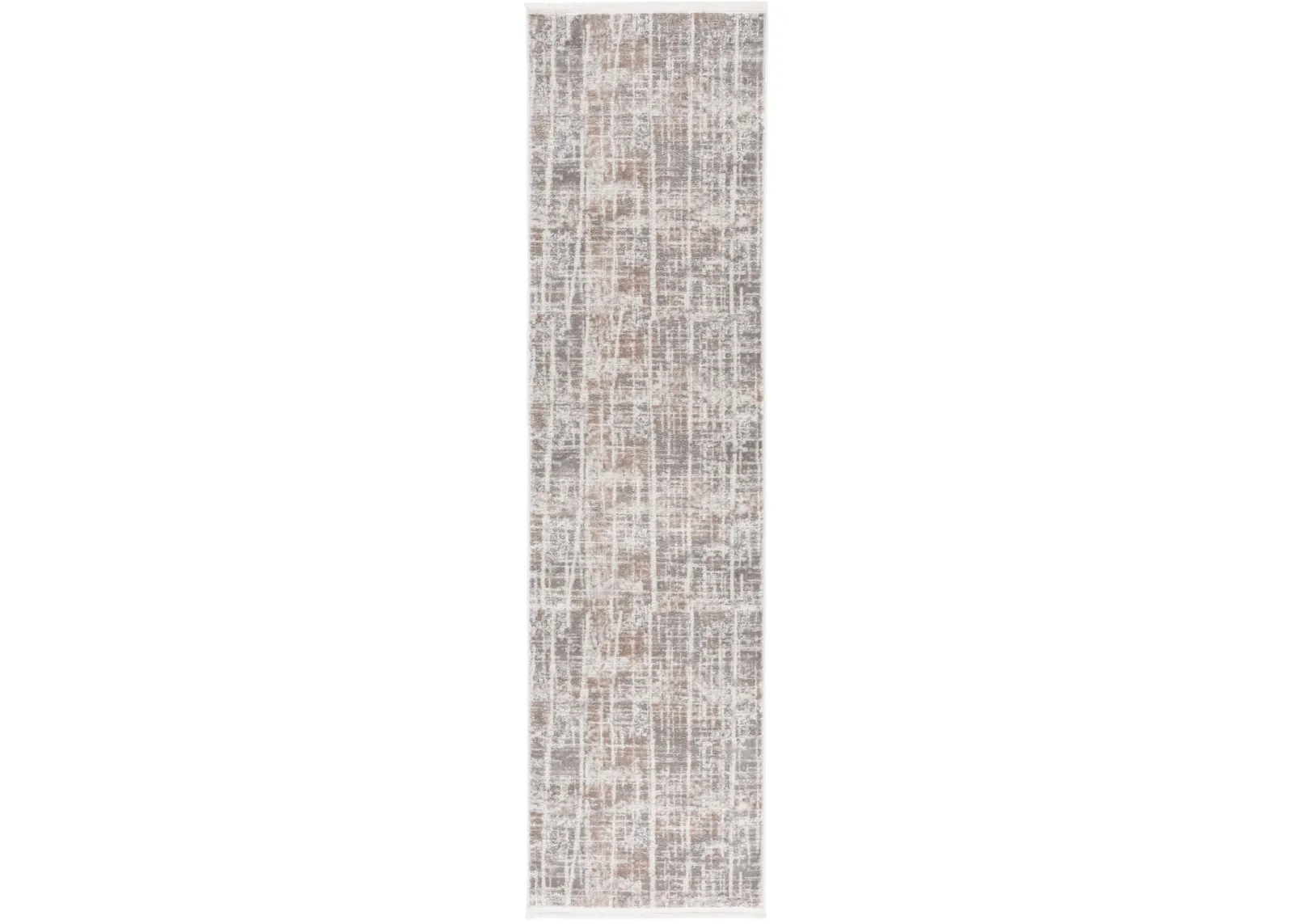 MILA 230 BEIGE  2'-2' x 8' Runner Rug