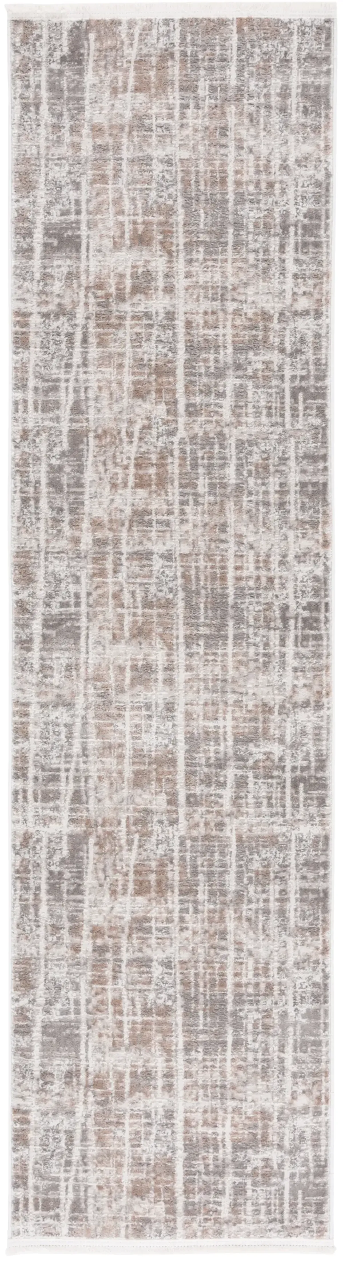 MILA 230 BEIGE  2'-2' x 8' Runner Rug