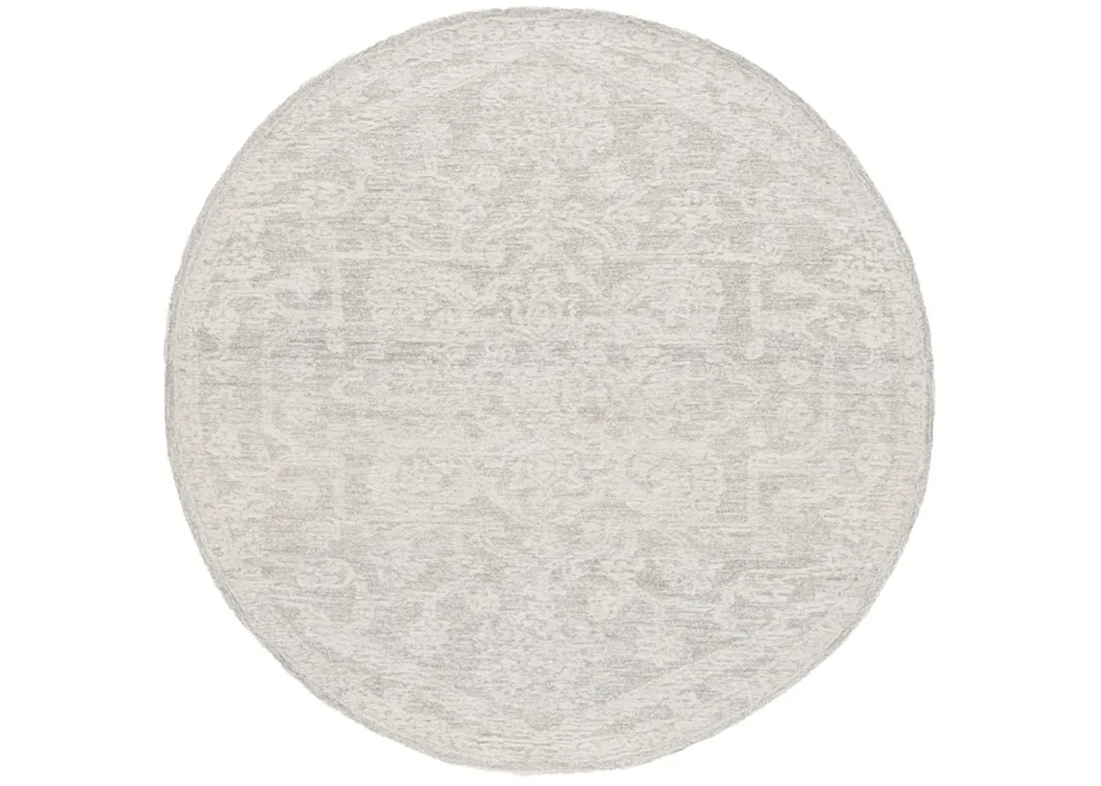 EBONY 220 IVORY  6' x 6' Round Round Rug