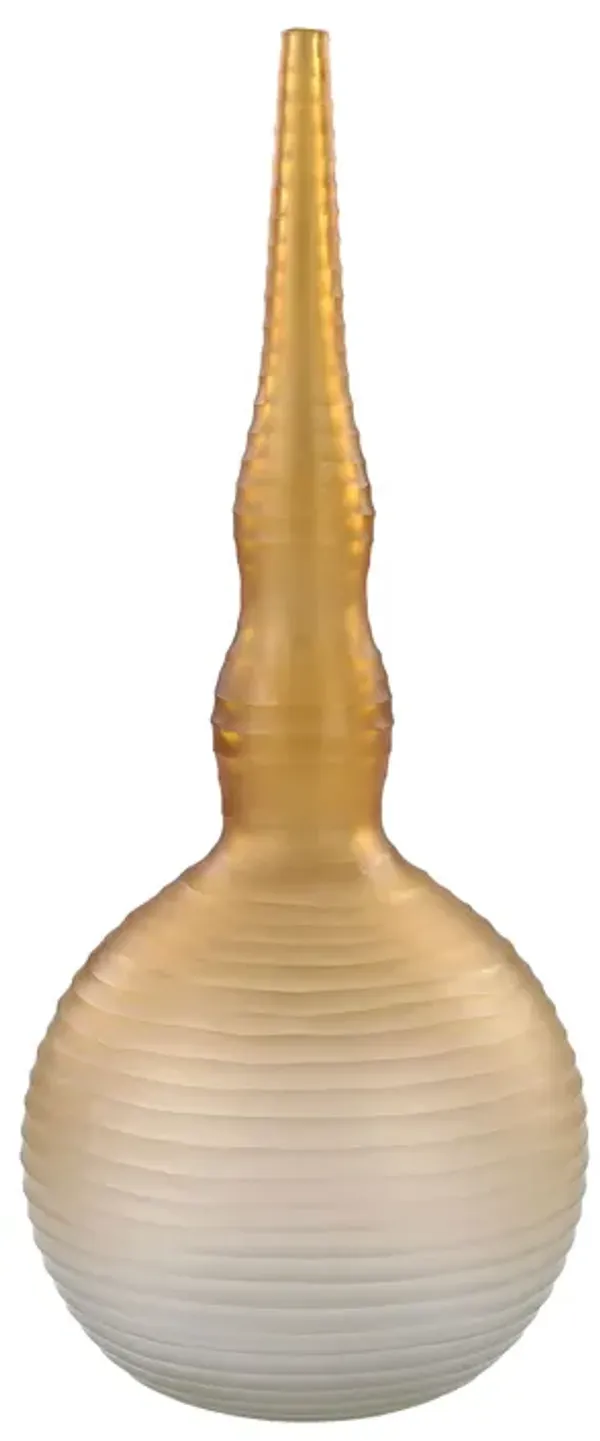 Tapered Hand-cut Glass Finial