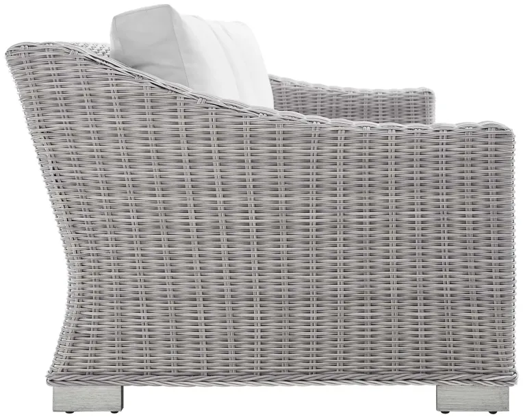 Conway Sunbrella® Outdoor Patio Wicker Rattan Sofa