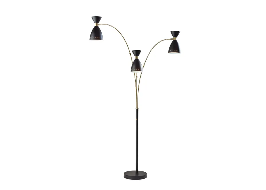 Oscar 3-Arm Arc Lamp