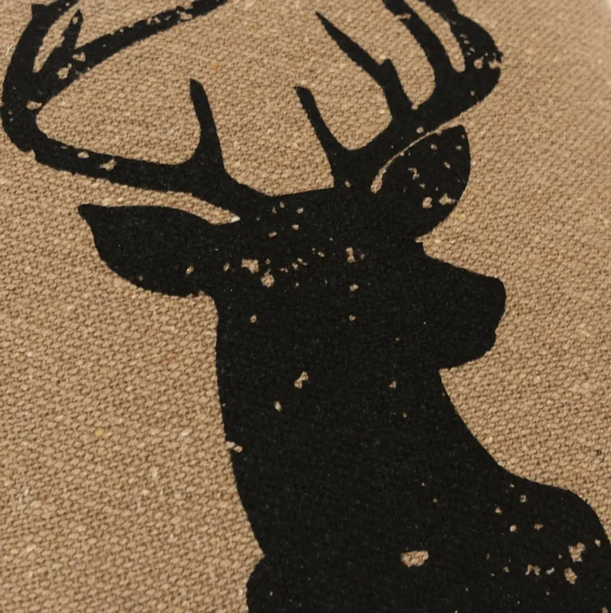 Deer Stag Brown  Pillow