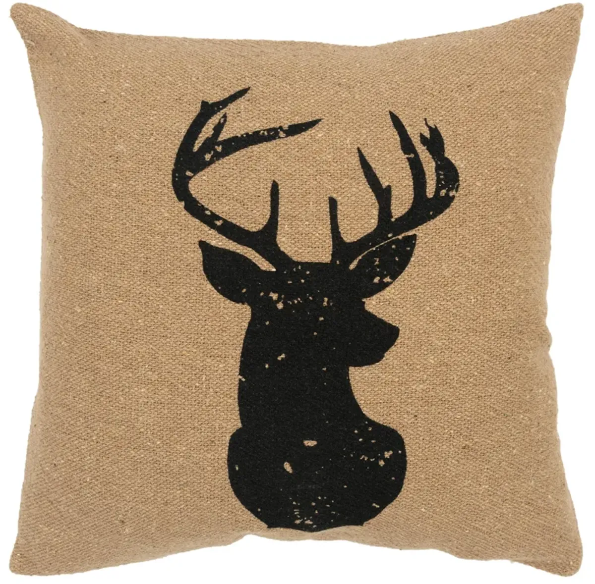 Deer Stag Brown  Pillow