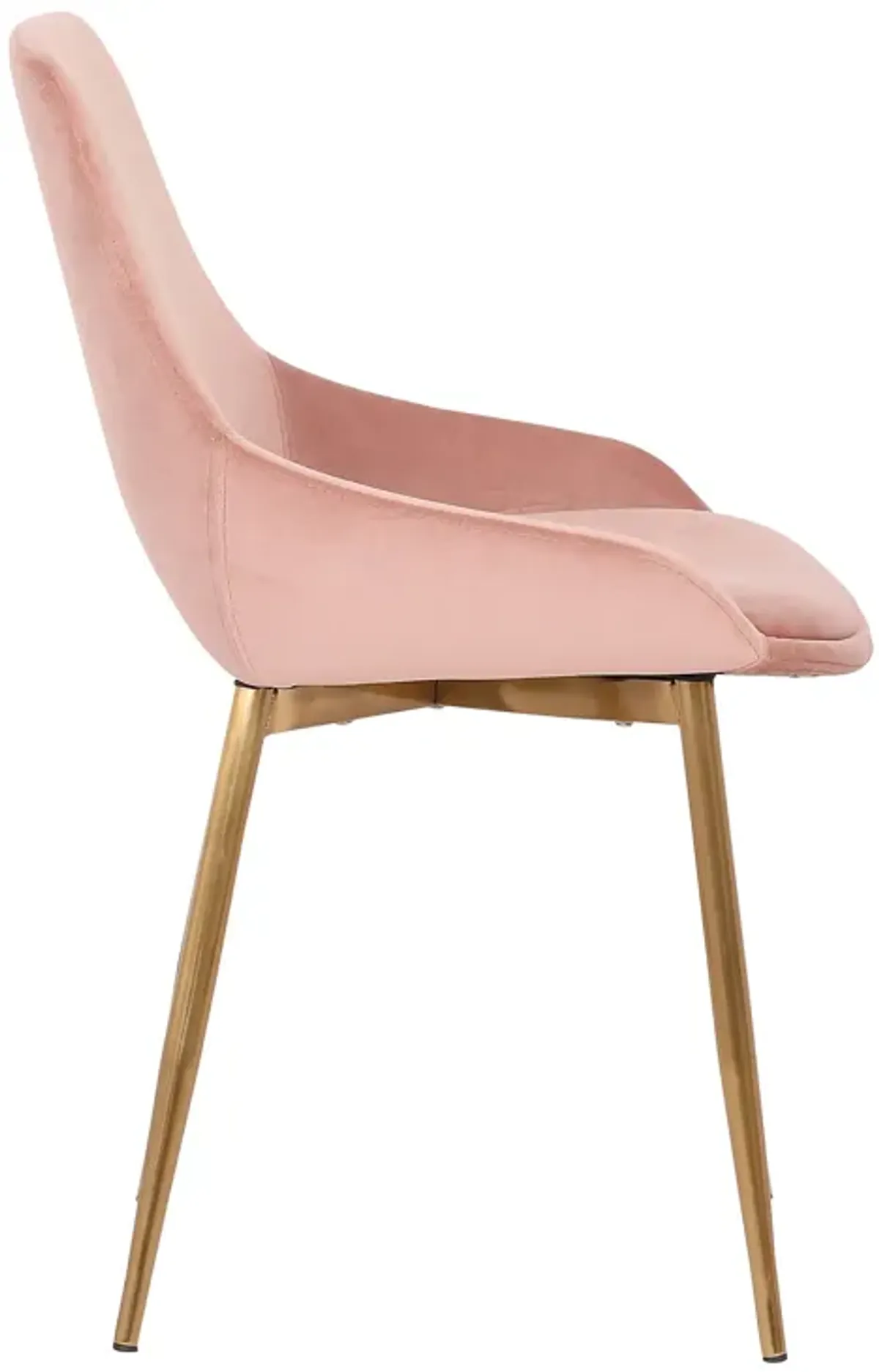 Heidi Blush Velvet Dining Accent Chair