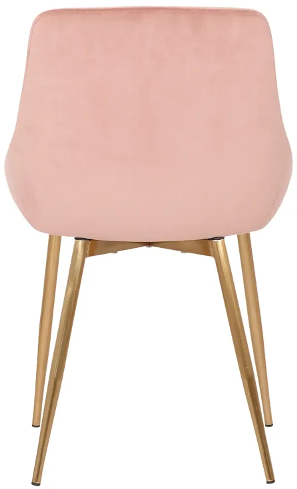 Heidi Blush Velvet Dining Accent Chair