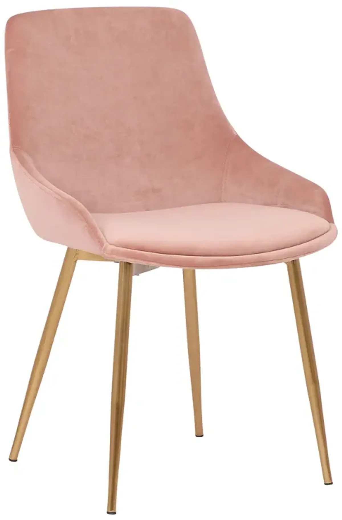 Heidi Blush Velvet Dining Accent Chair