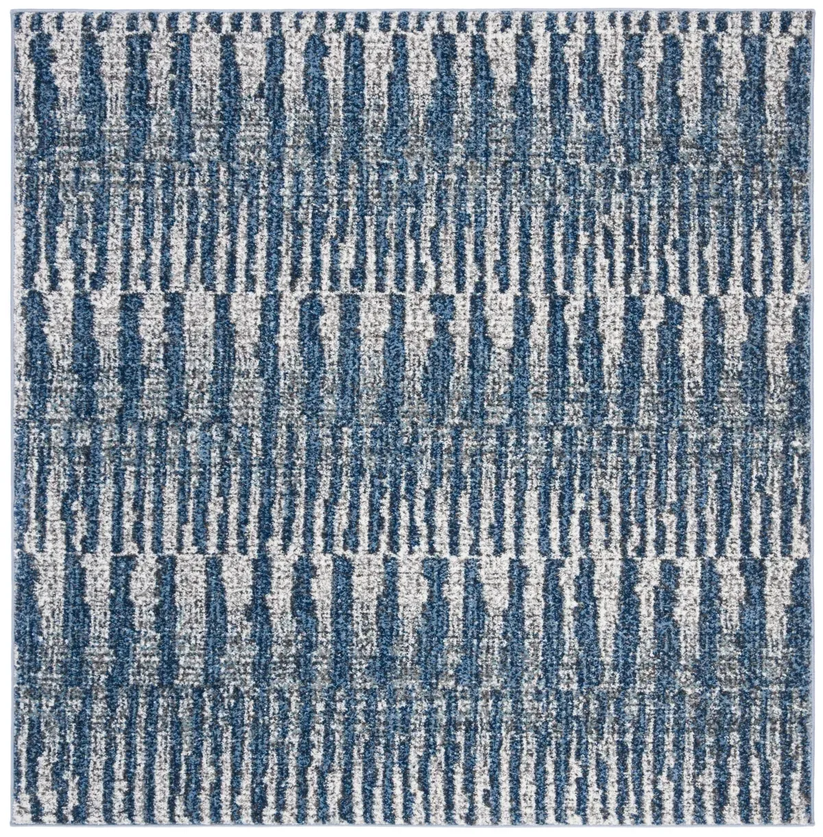 GALAXY 118 NAVY  6'-7' x 6'-7' Square Square Rug