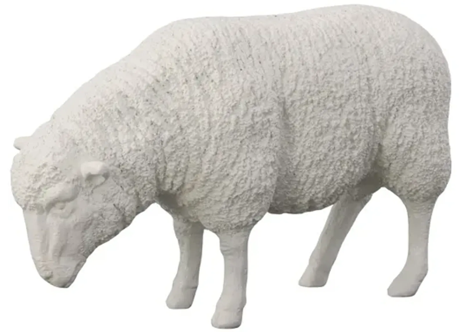 Sheep Sculpture, Gel Coat White