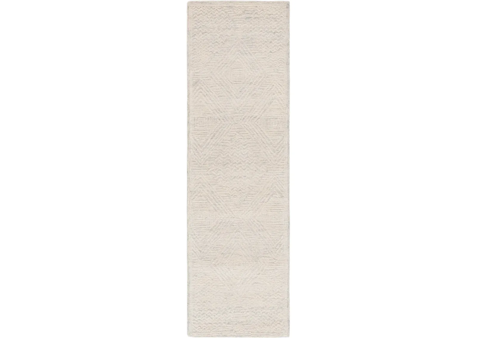 TEXTURAL 301 GREY  2'-3' x 8' Runner Rug