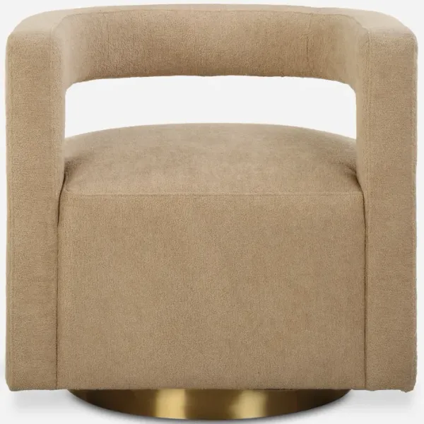 Grounded Modern Swivel Chair