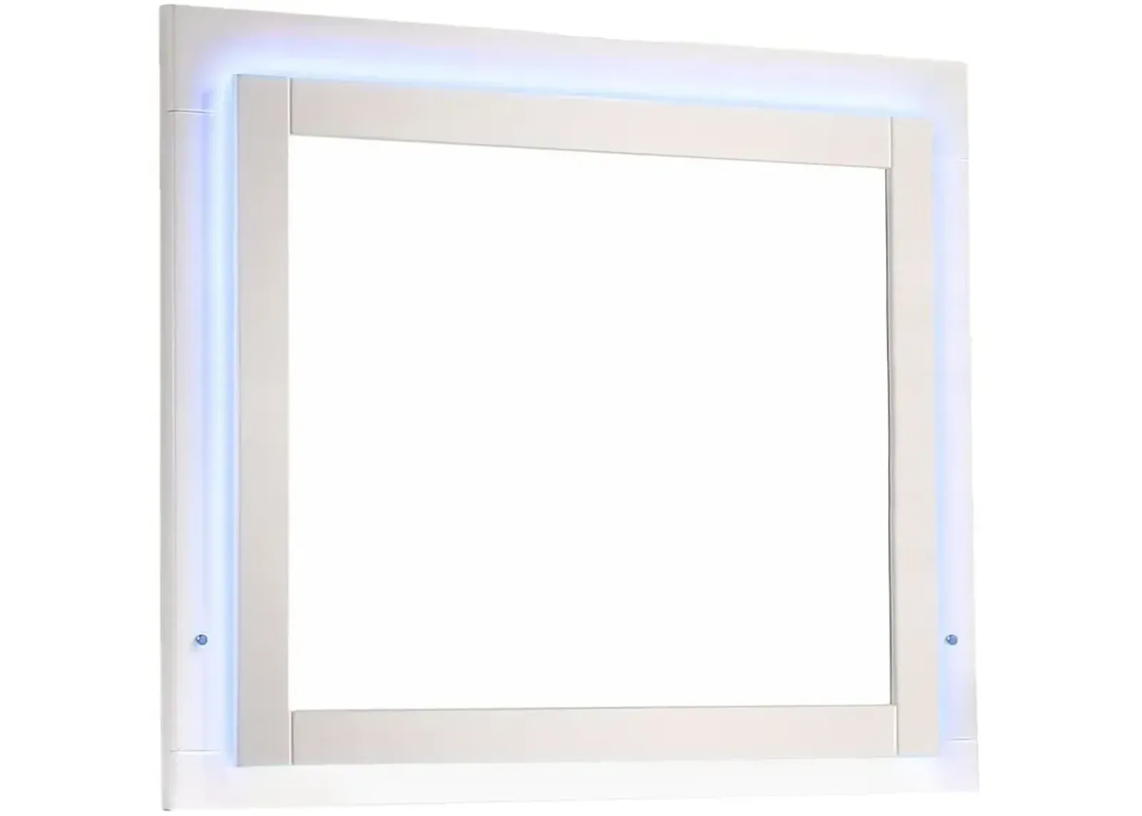 Felicity Dresser Mirror Glossy White with LED Light