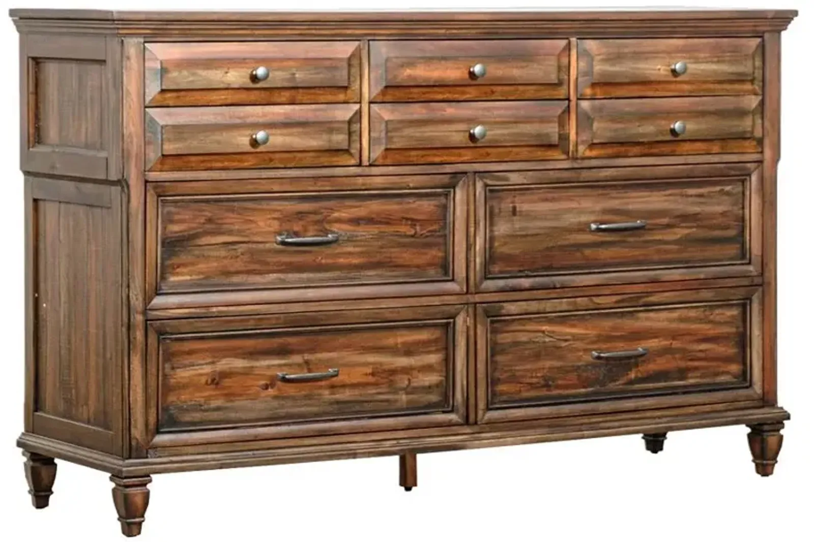 Avenue 8-drawer Dresser Weathered Burnished Brown