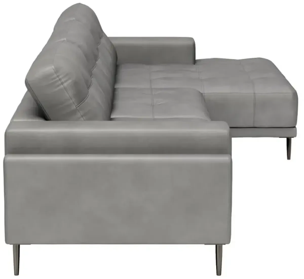 Bliss RAF Chaise Sectional Gray