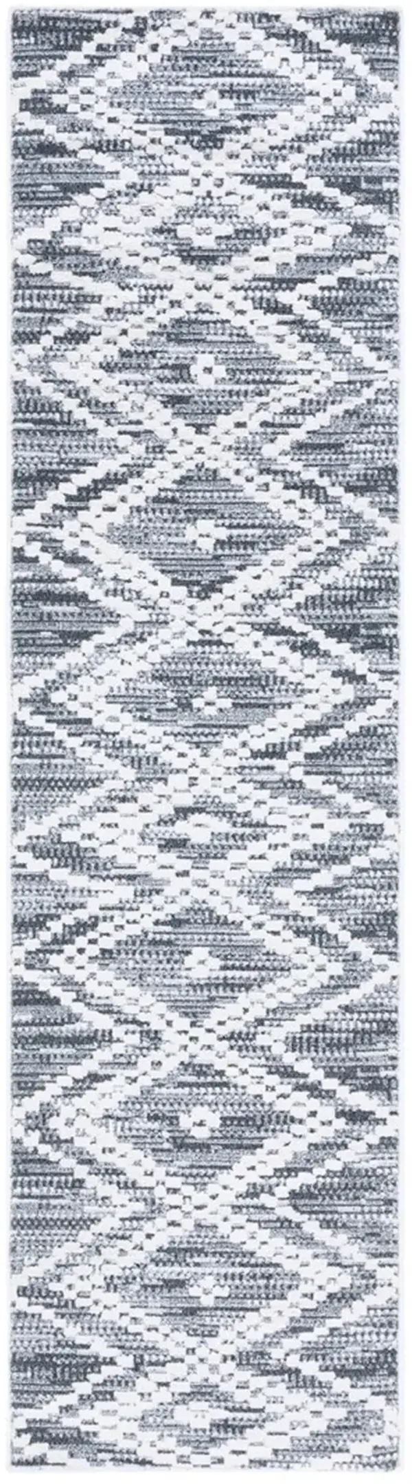 ALAMO 717 Grey 2'-2' X 8' Runner Rug