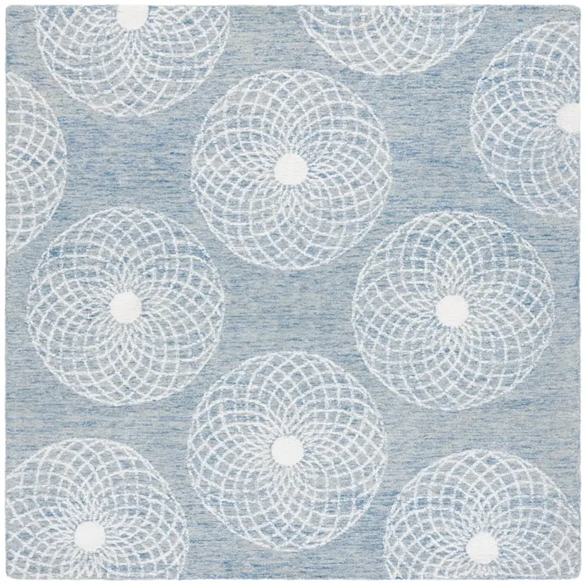 EBONY Hand Tufted 6' x 6' Square area rug