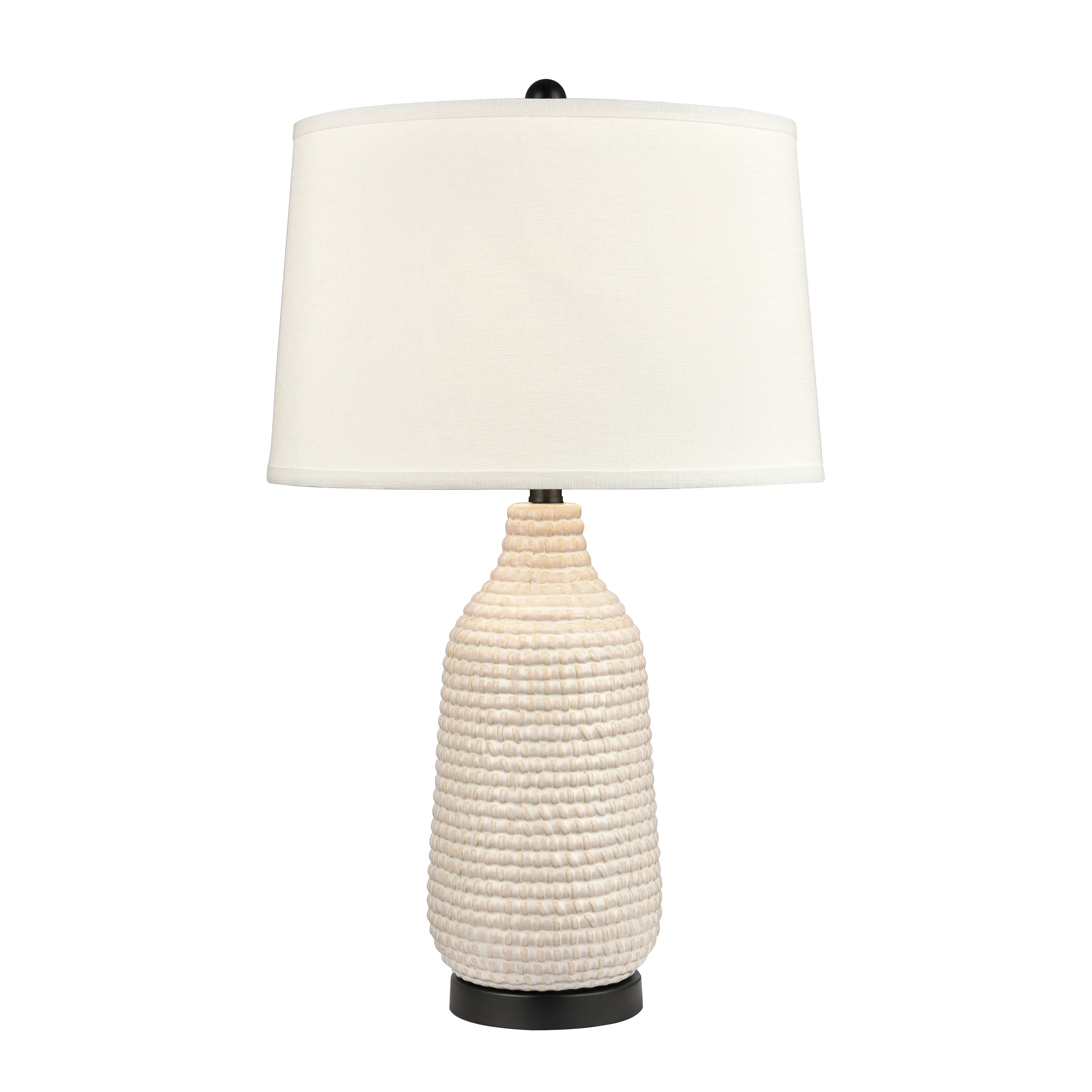 Kari 28" High 1-Light Table Lamp - Cream