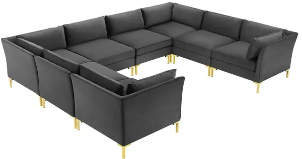 Ardent 8-Piece Performance Velvet Sectional Sofa