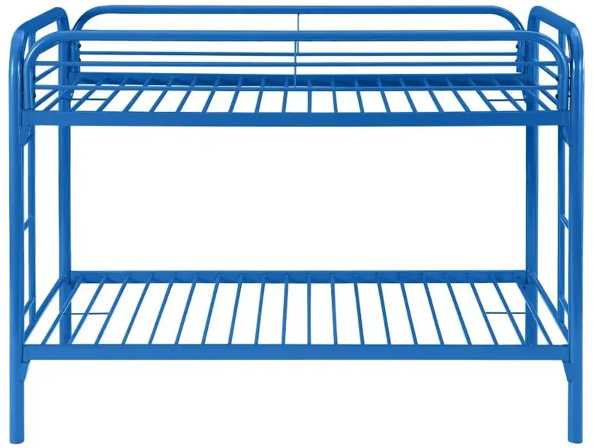 Morgan Twin Over Twin Bunk Bed Blue