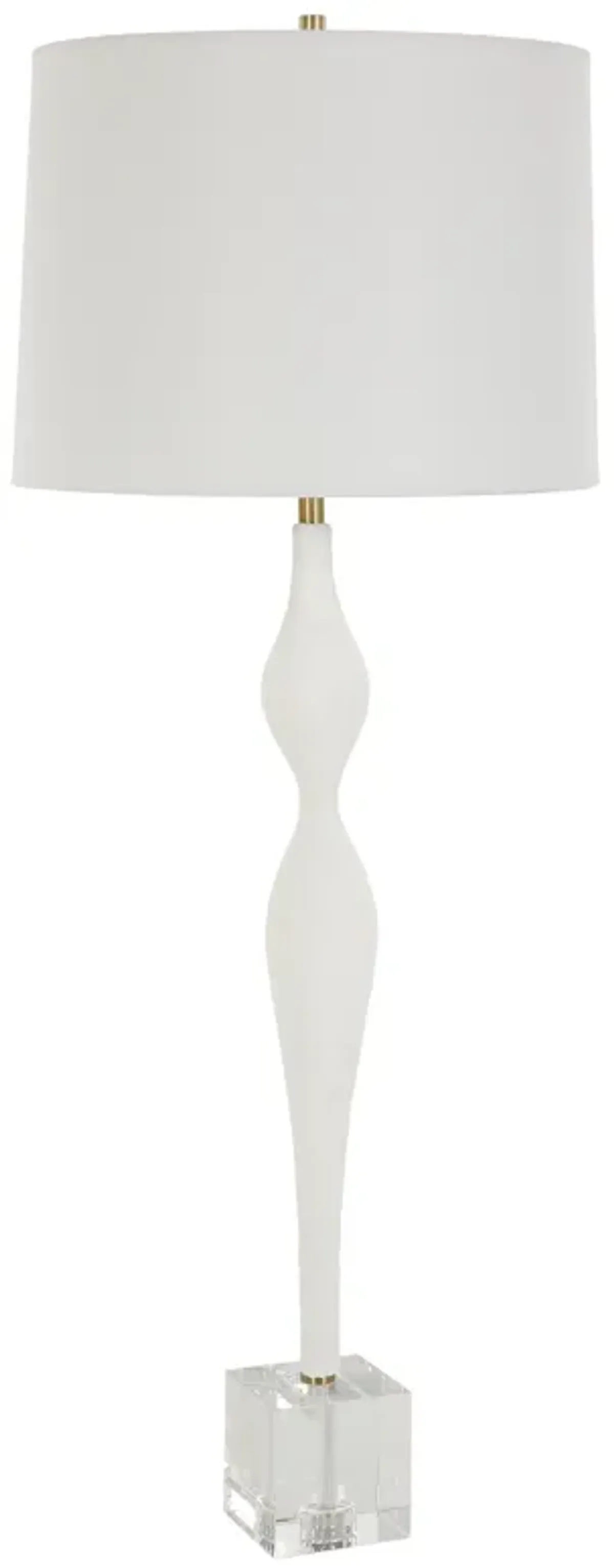 Helena Slender White Table Lamp