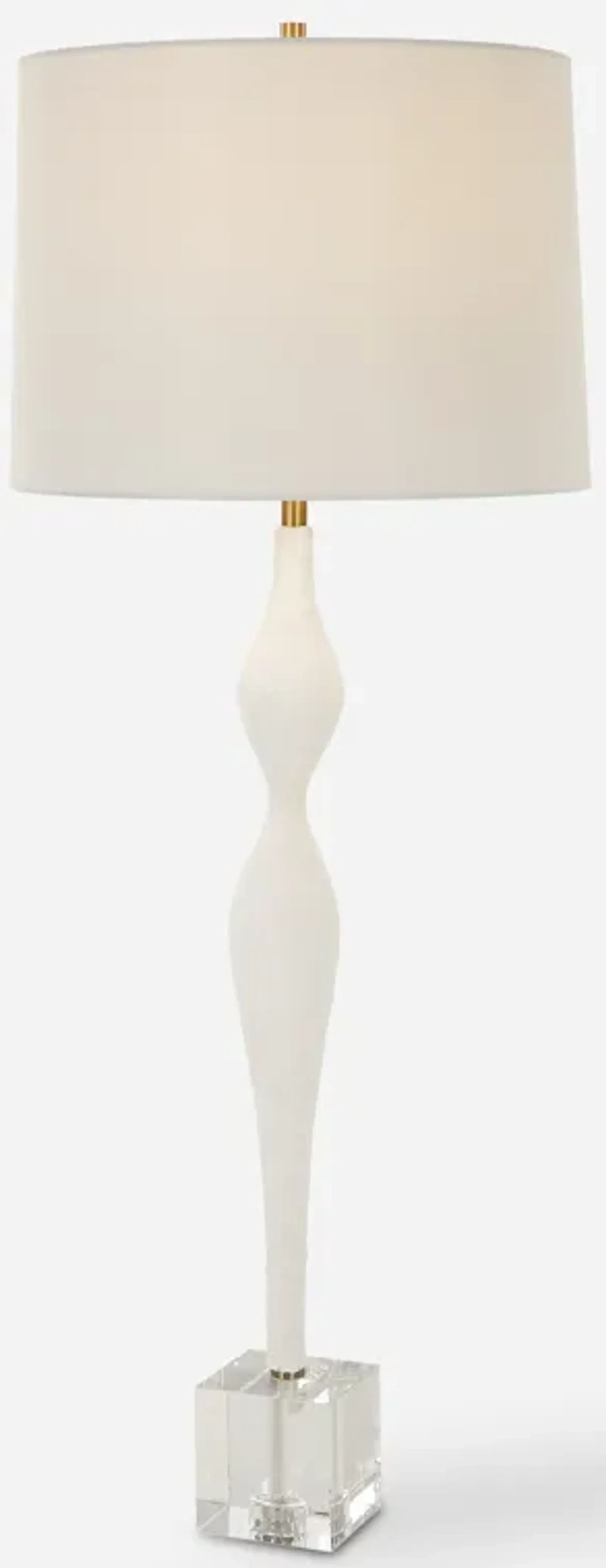 Helena Slender White Table Lamp