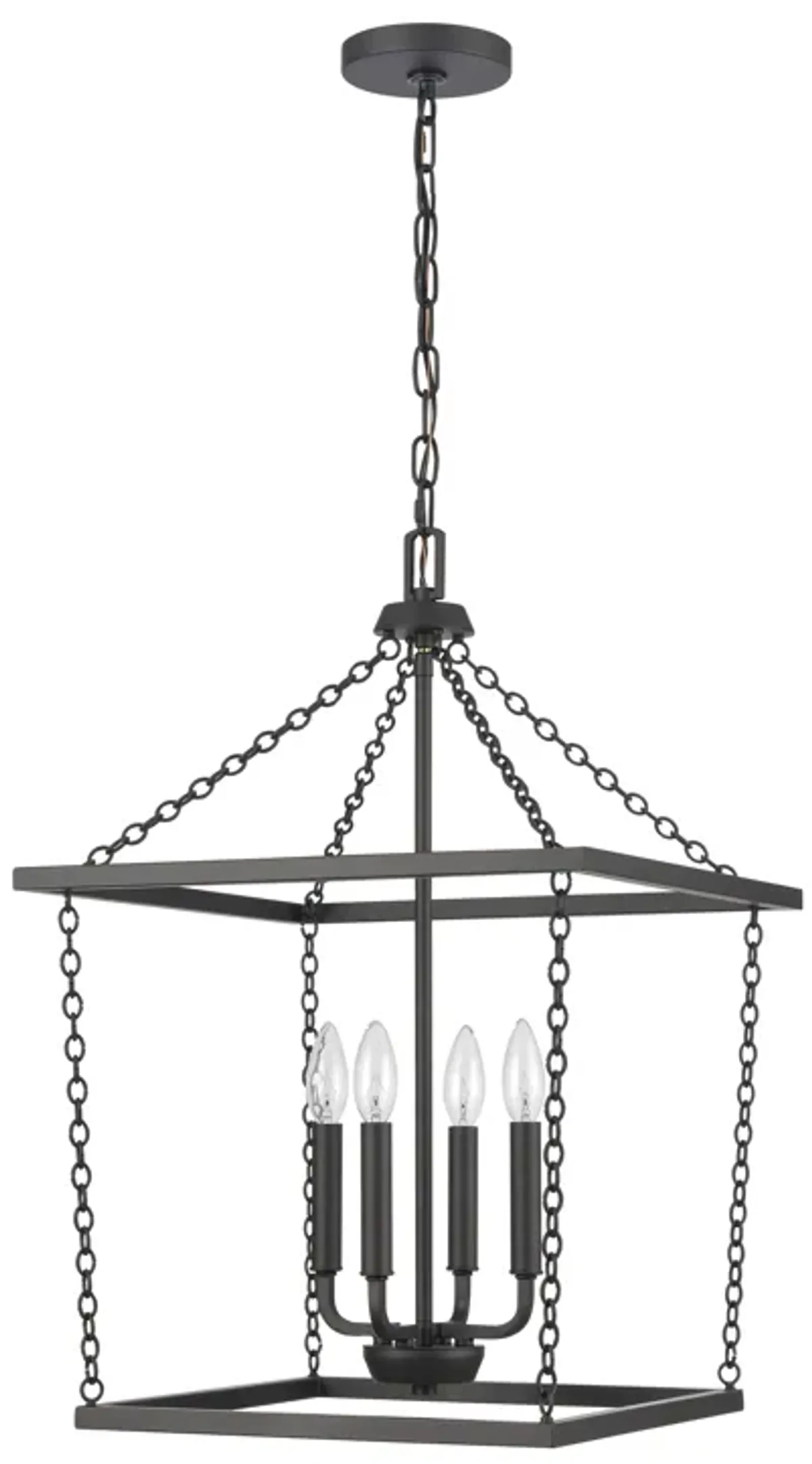 Emmett 17'' Wide 4-Light Pendant - Matte Black