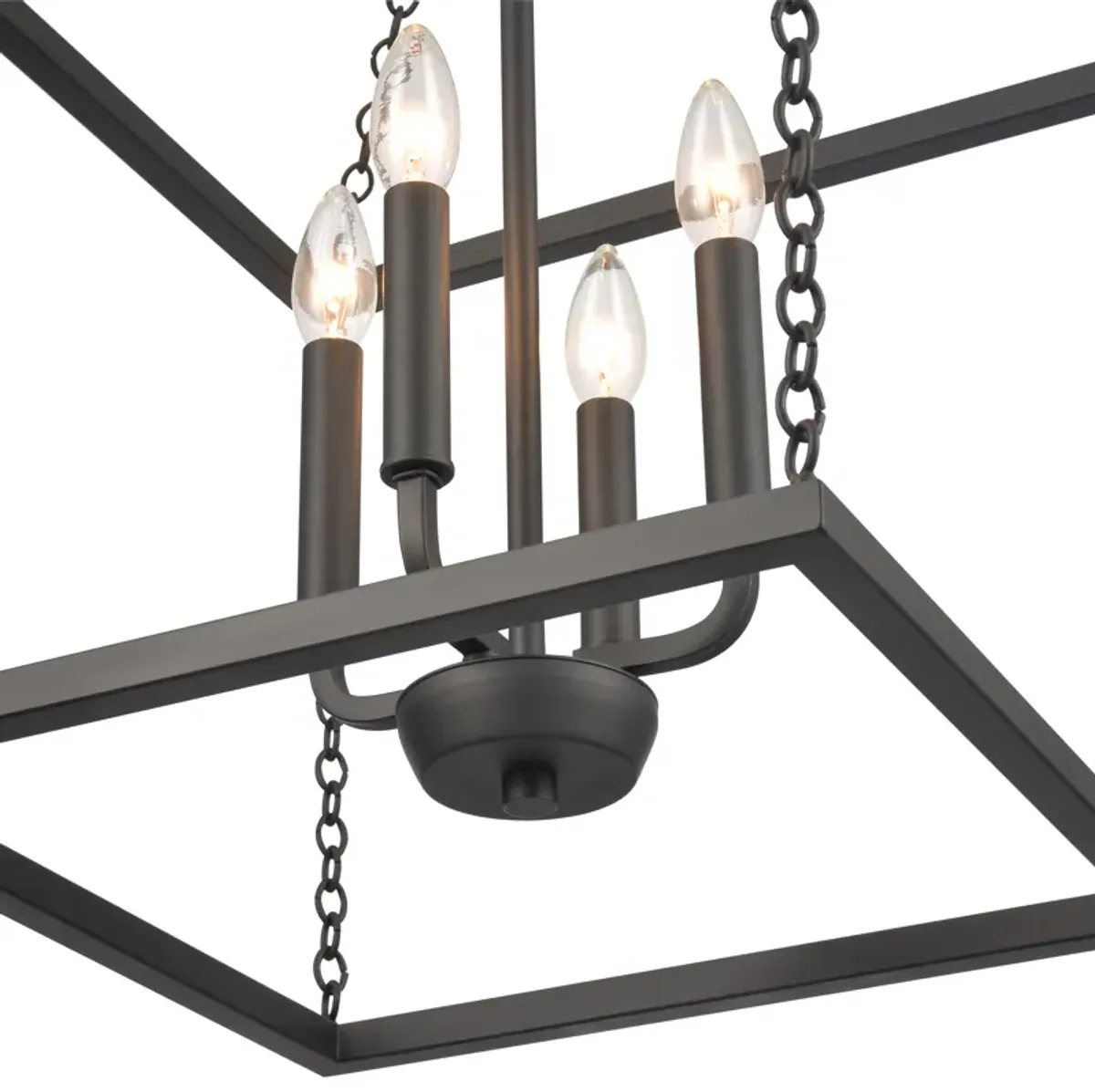 Emmett 17'' Wide 4-Light Pendant - Matte Black