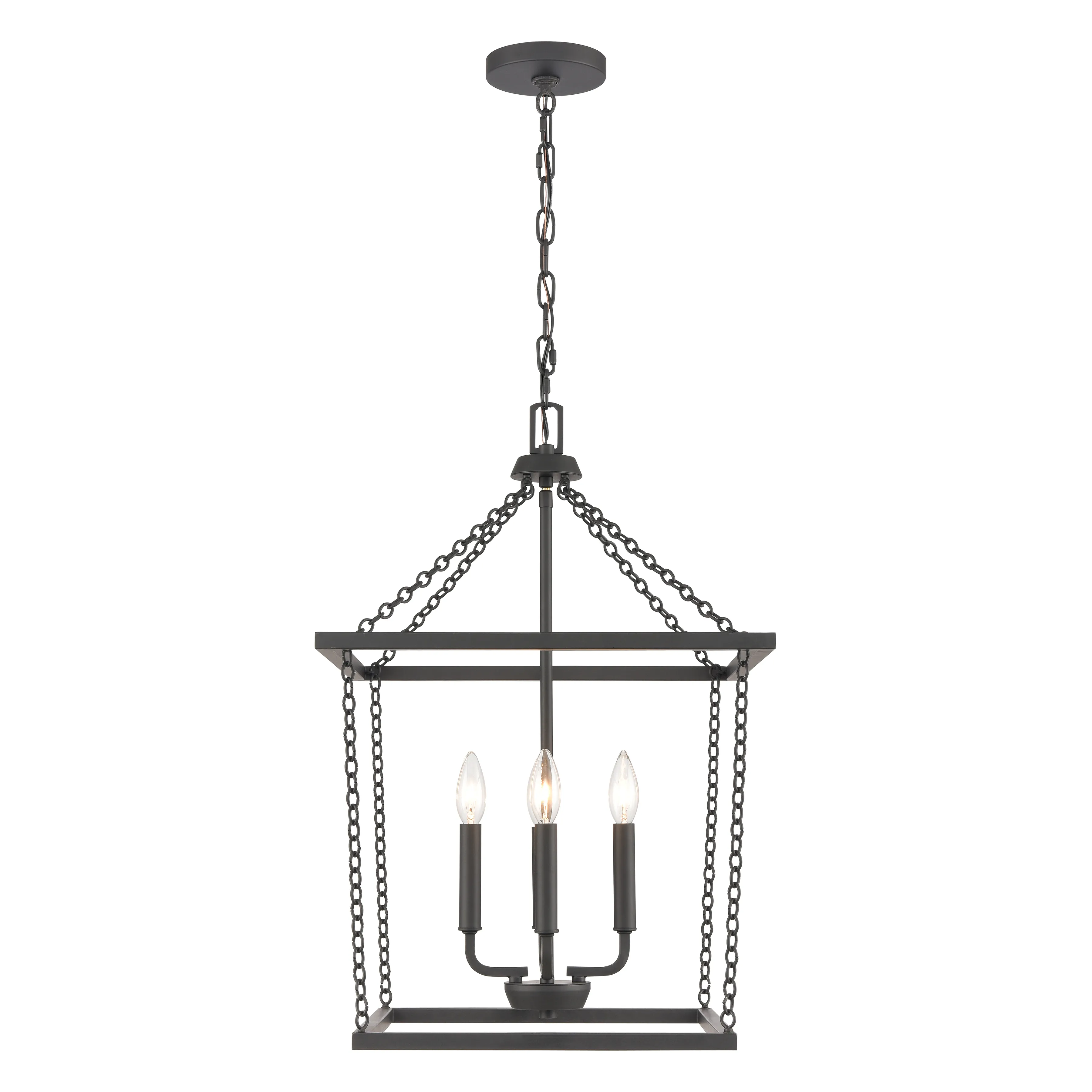 Emmett 17'' Wide 4-Light Pendant - Matte Black