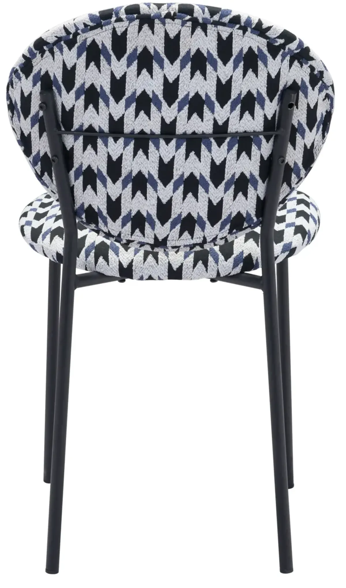 Clyde Dining Chair (Set of 2) Geometric Print & Black