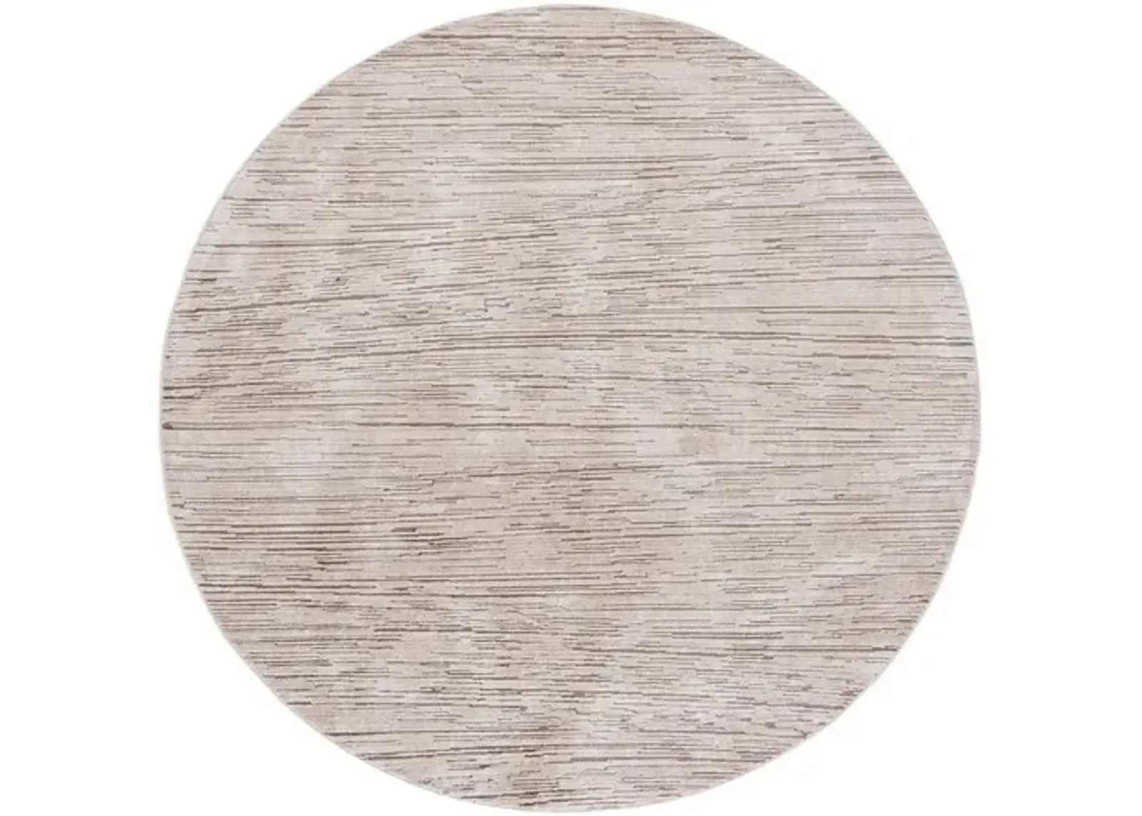 WHISPER 810 Beige 6'-7' X 6'-7' Round Round Rug