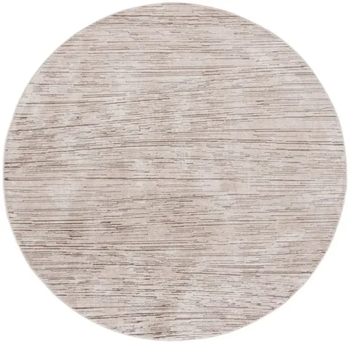 WHISPER 810 Beige 6'-7' X 6'-7' Round Round Rug