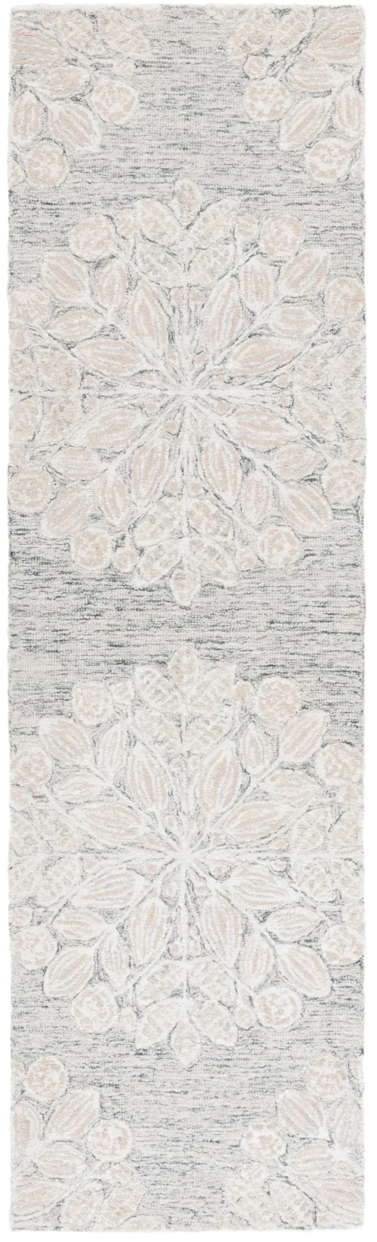 JARDIN 738 GREY  2'-3' x 8' Runner Rug