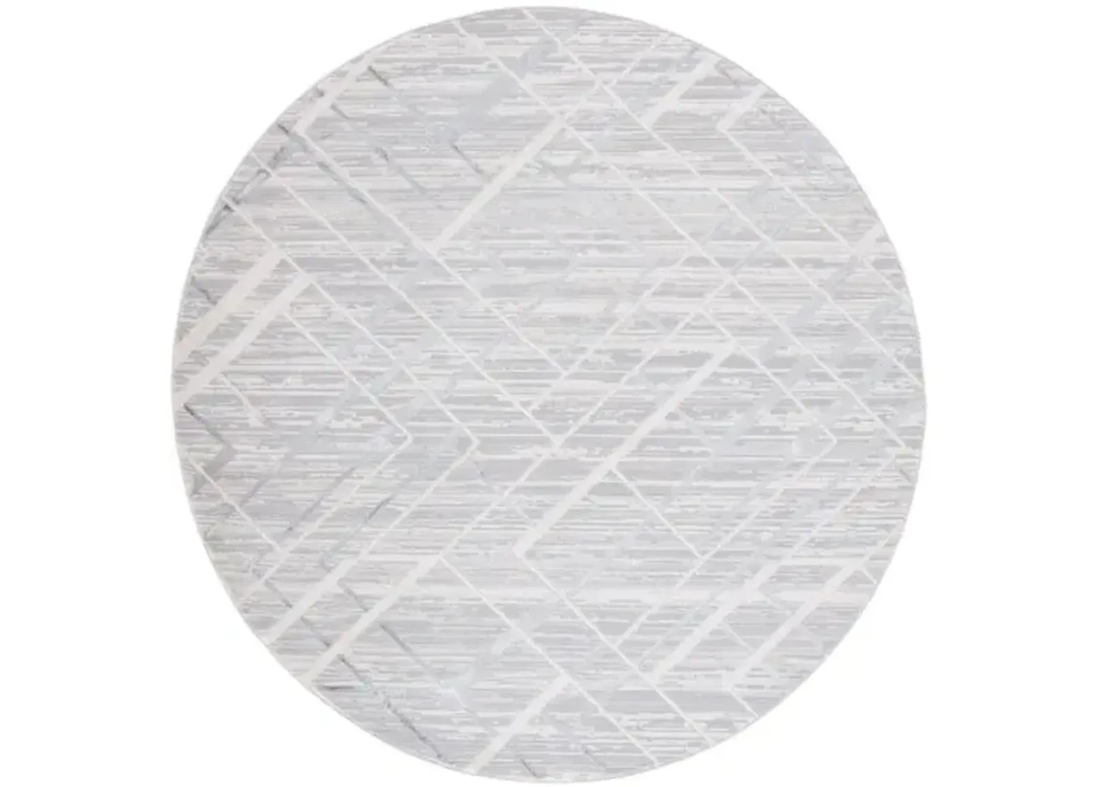 HANNA 102 Beige 6'-7' X 6'-7' Round Round Rug