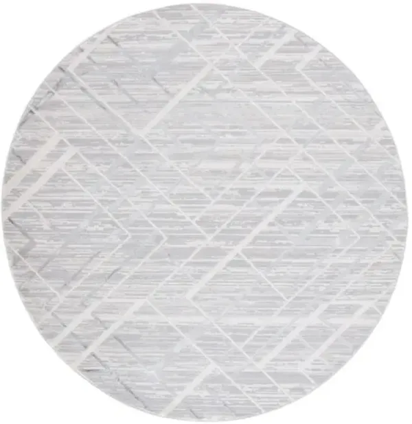 HANNA 102 Beige 6'-7' X 6'-7' Round Round Rug