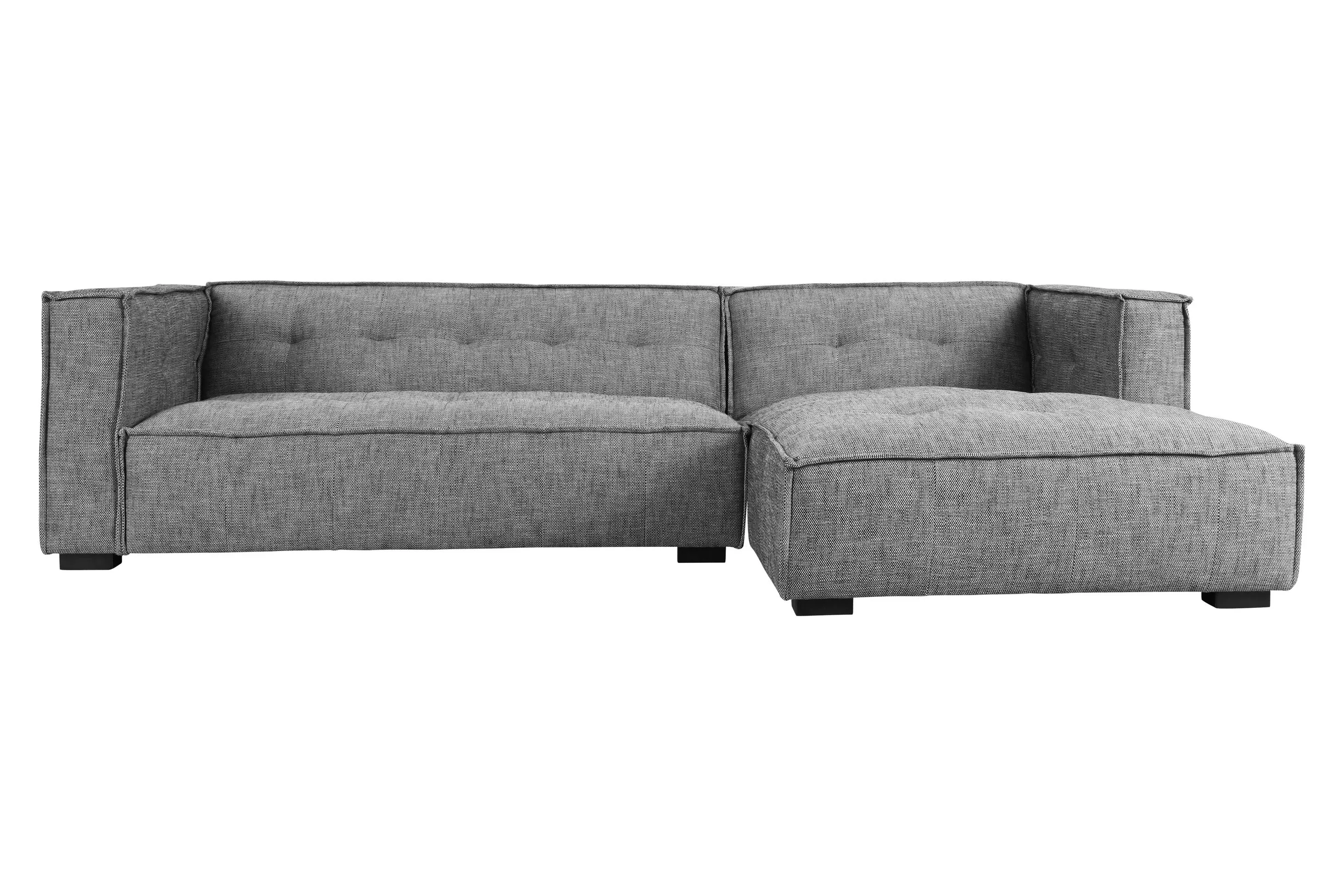 Element Two-Piece Gray Sectional Sofa