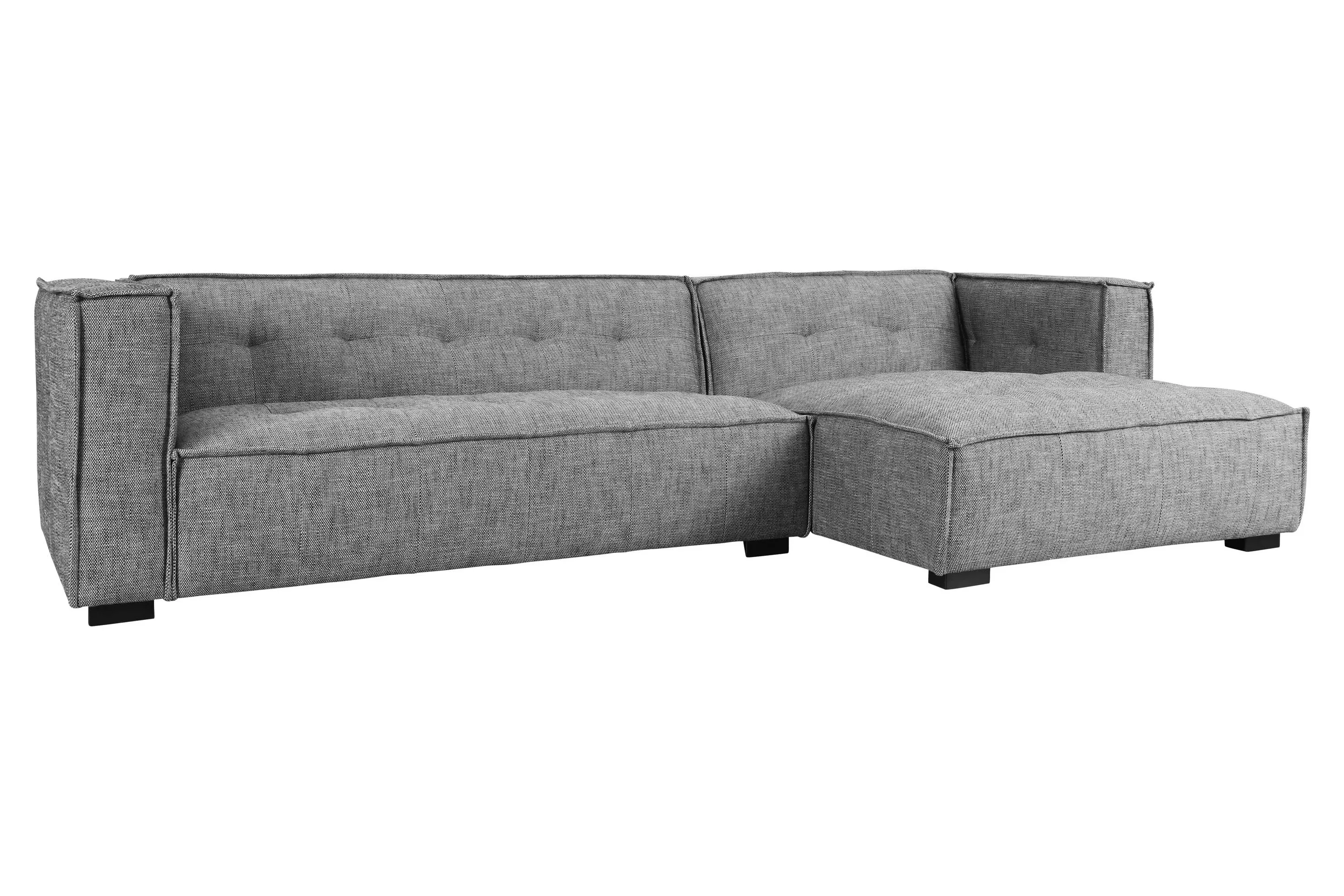 Element Two-Piece Gray Sectional Sofa