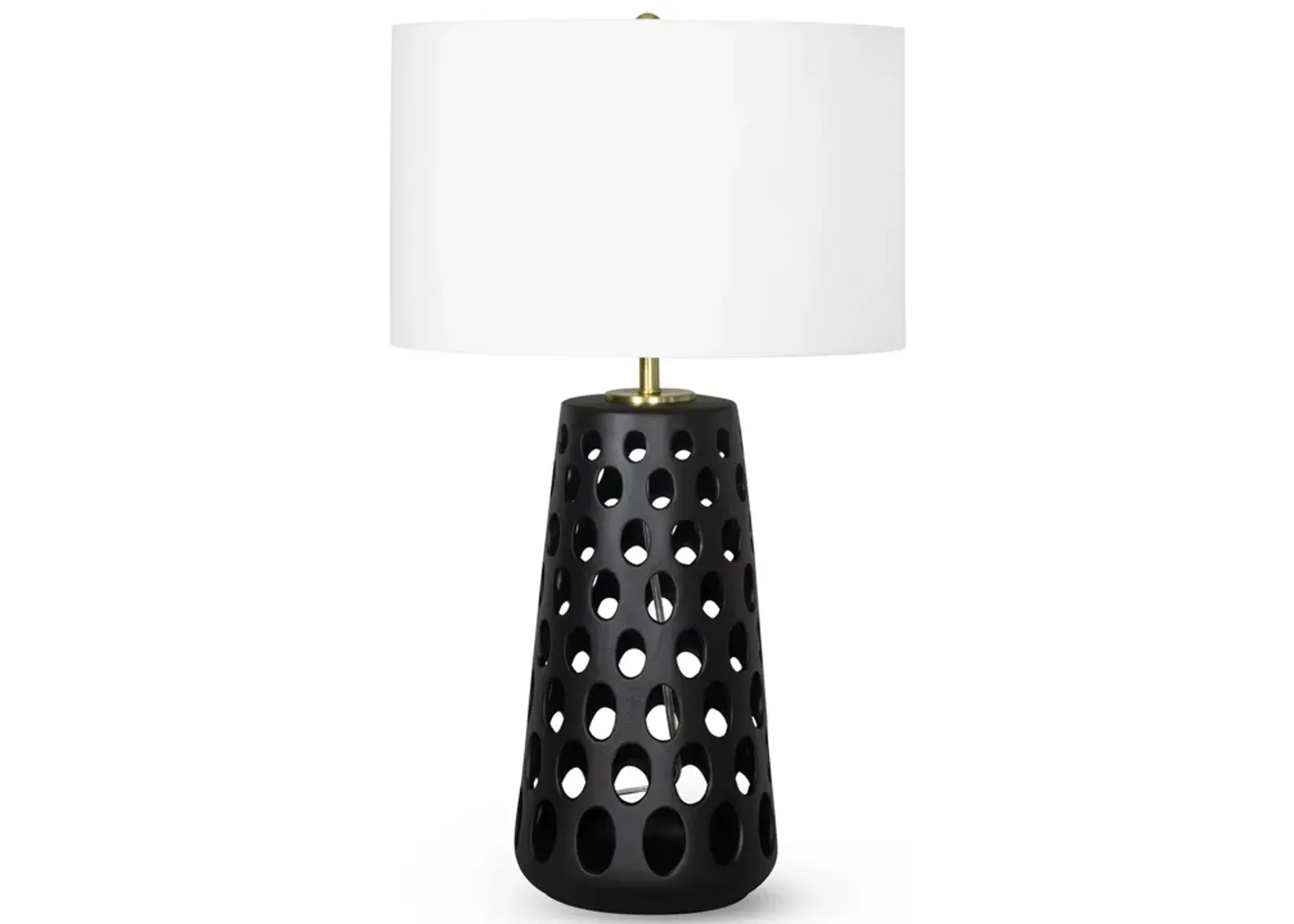 Kelvin Ceramic Table Lamp (Black)