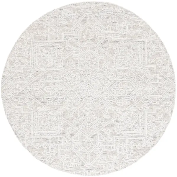 EBONY Hand Tufted 6' x 6' Round area rug