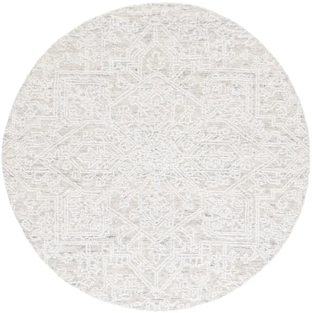 EBONY 205 IVORY  6' x 6' Round Round Rug