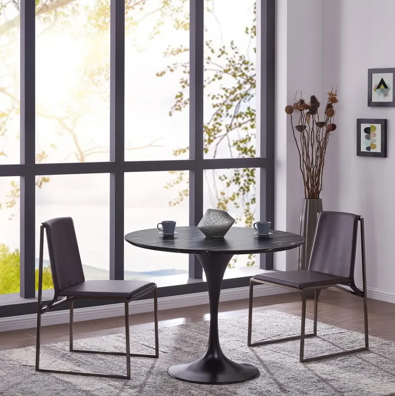 Allie Black Mdf Dining Table