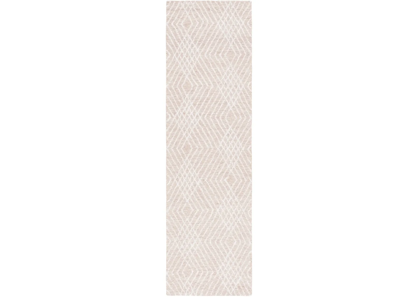 ABSTRACT 499 BEIGE  2'-3' x 8' Runner Rug