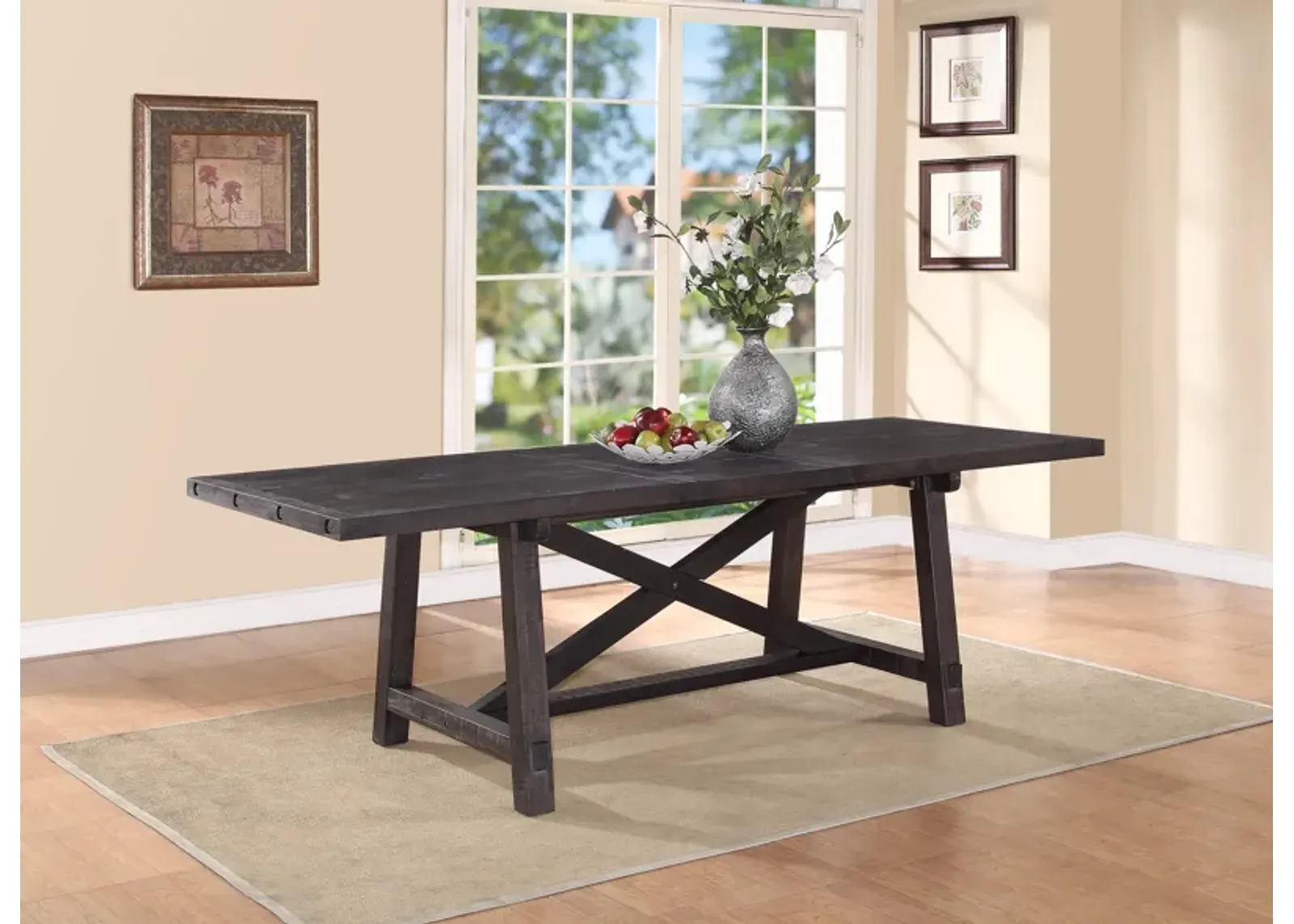 Yosemite Solid Wood Rectangular Extension Table