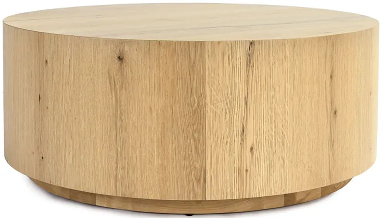 Layne 42" Round Coffee Table in Natural