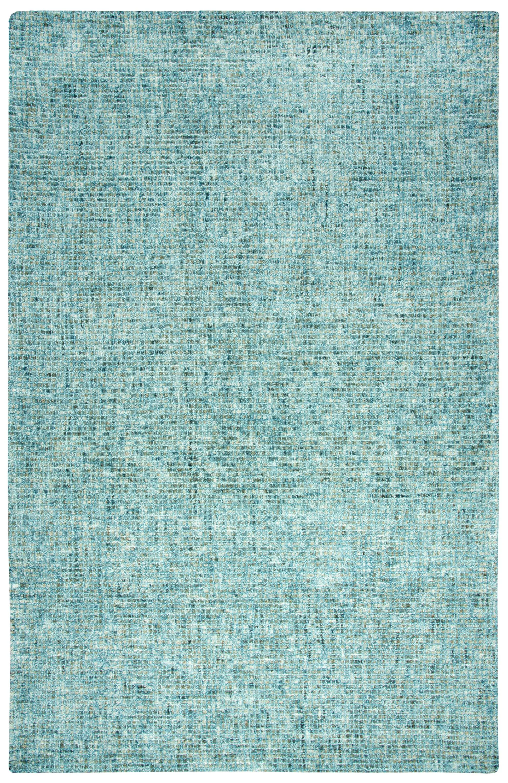 Talbot Teal Tweed Wool 10' x 13' Rectangle Rug