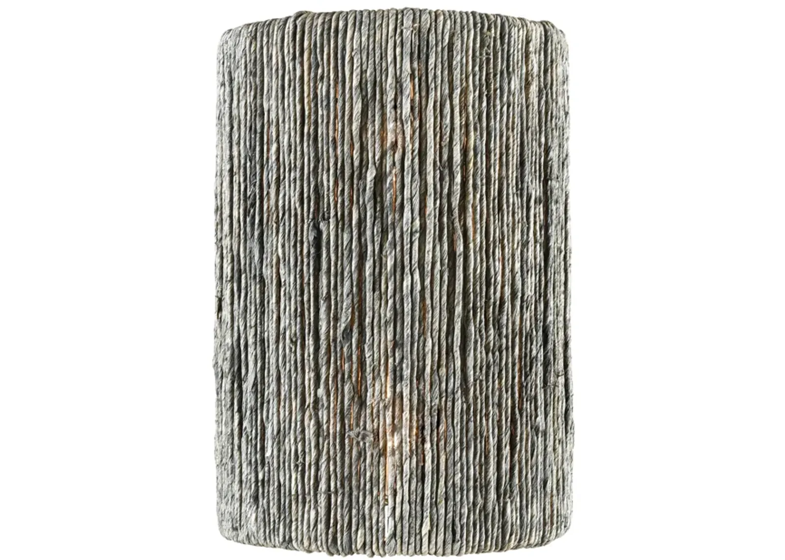 Abaca 13" High 2-Light Sconce - Polished Nickel