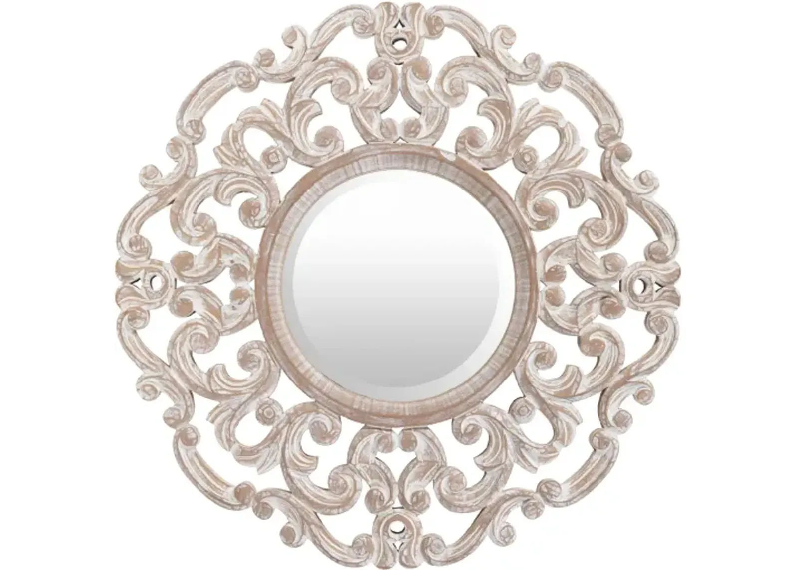 Urvashi 24"H x 24"W Mirror