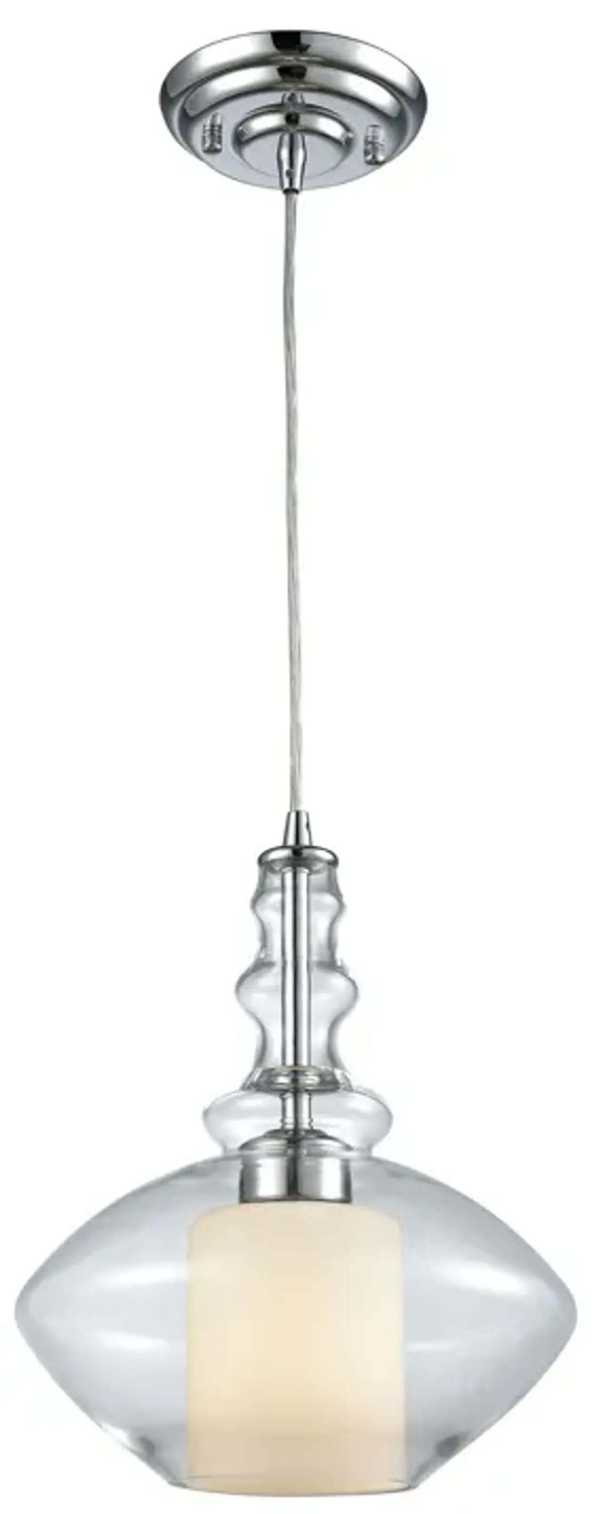 Alora 10" Wide 1-Light Mini Pendant - Polished Chrome